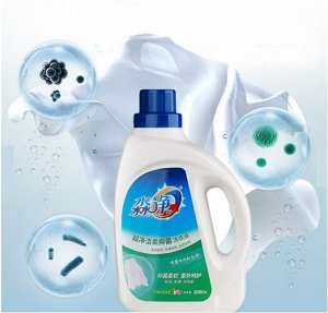 Ultra-Clean And Antibacterial Laundry Detergent Жидкое средство для стирки белого белья, с антибактериальным эффектом (Не содержит отбеливатель, не содержит фосфор), 2.08 кг