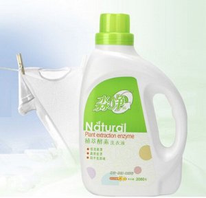 Plant Extract Enzyme Laundry Detergent Жидкое средство для стирки с энзимами натурального растительного происхождения (Эко натуральное подходит для детского белья) , 2.08 кг