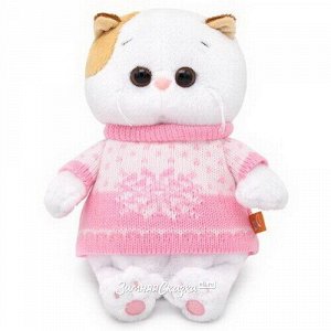 Мягкая игрушка Кошечка Лили Baby в свитере, 20 см (Budi Basa)