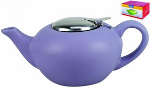 ФЕЛИЧИТА, чайник 1000мл с фильтром, МАТОВЫЙ, фиолетовый, цветная упаковка