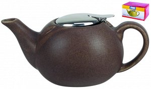 ФЕЛИЧИТА, чайник 750мл с фильтром, КРОШКА, коричневый, цветная упаковка