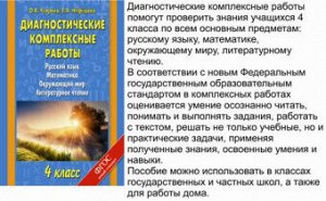 ДИАГНОСТИЧЕСКИЕ КОМПЛЕКСНЫЕ РАБОТЫ 4 КЛ ФГОС Рус яз Лит Окруж мир Матем 2016г