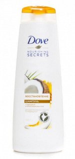 DOVE  шампунь 250 мл. Восстановление &quot;Куркума и кокосовое масло&quot;