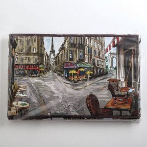 Короб для хранения с крышкой «На улицах Парижа», 48?32?32 см