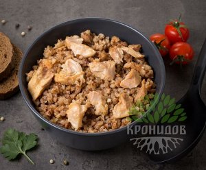 Греча со свининой 250г.,1/15