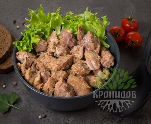 Свинина тушеная, высший сорт 250 гр,1/15