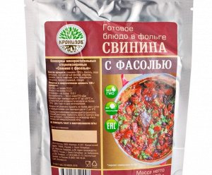 Свинина с фасолью 250г.,1/15