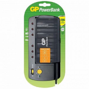 Зарядное устройство GP PB320GS-CR1 универсал для всех типов акк-ов штр.  4891199121098