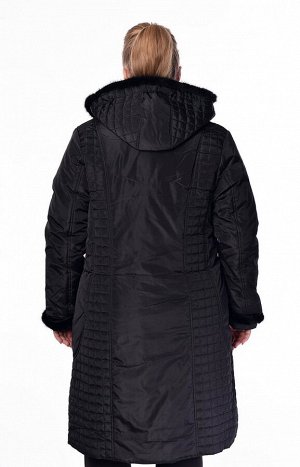Пальто 6953 цвет черный