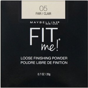 Maybelline, Fit Me, рассыпчатая финишная пудра, оттенок 05 «Светлый», 20 г