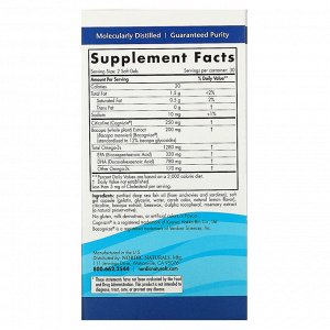 Nordic Naturals, Omega Focus, 1280 мг, 60 мягких желатиновых капсул