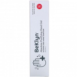 BeKLYN, Absolute Purifying Hand Gel, Alcohol-Free Hand Sanitizer,  2.02 fl oz (60 ml)