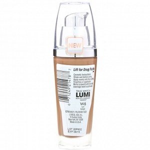 L'Oreal, Тональная основа True Match Healthy Luminous Makeup, SPF 20, оттенок W6 солнечный бежевый, 30 мл