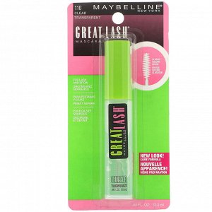 Maybelline, Great Lash, тушь Clear 110, 13 мл