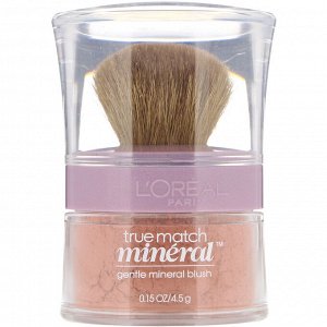 L'Oreal, Румяна True Match Naturale Mineral Blush, оттенок 492 «Чистый мед», 4,5 г