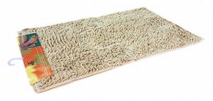 Набор ковриков для ванной ЛАПША - светло - бежевый 2 пр. р-р 80х50 и 40х50