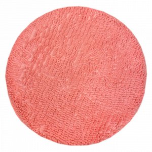 Круглый коврик ЛАПША - розовый Диаметр 80 см