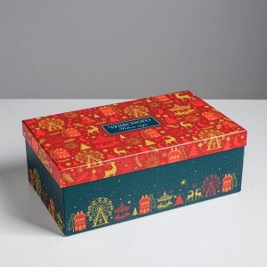 Набор подарочных коробок 6 в 1 «С новым годом», 20x12.5x7.5 - 32.5x20x12.5 см, Новый год