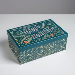 Набор подарочных коробок 6 в 1 «С новым годом», 20x12.5x7.5 - 32.5x20x12.5 см, Новый год