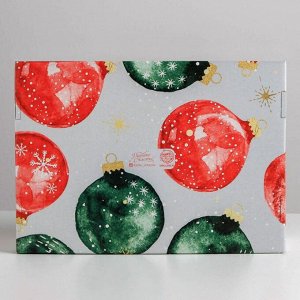 Складная коробка «Уютного нового года», 30,7 - 22 - 9,5 см