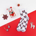 Женские носки в подарочной коробке &quot;Christmas&quot; 36-39 (23-25 см)