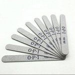 Пилка OPI серая прямая на деревянной основе 100/180 (50 шт/упак)