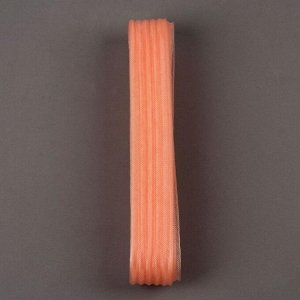 Регилин плоский, гофрированный, 44 мм, 5 ± 1 м, цвет персиковый