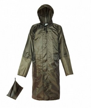 Плащ ветровлагозащитный "Raincoat" ВВЗ-1 (р36-38, цв. Хаки, тк Oxford 240D, 2400мм)