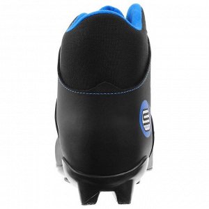 Ботинки лыжные TREK Omni SNS, цвет чёрный, лого синий, размер 36