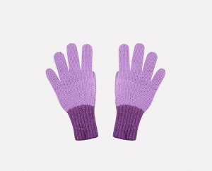 Перчатки для девочки Crockid К 134/ш пурпурный, светлая. фиалка