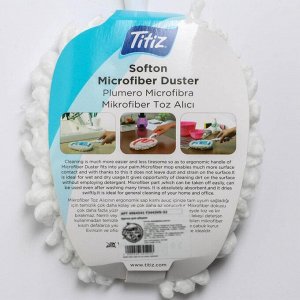 Щётка для уборки с насадкой из микрофибры Titiz, цвет МИКС