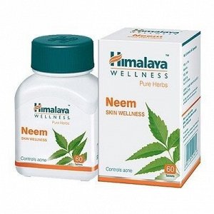 Ним Хималая (кровоочистительное и антипаразитарное) Neem Himalaya 60 табл.