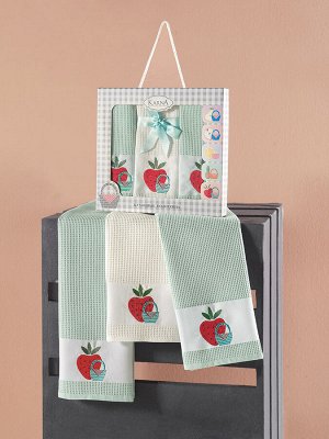 Кухонные полотенца  вафельные panier 45x65 см 1/3