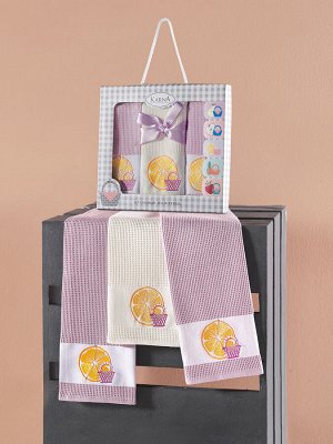 Кухонные полотенца  вафельные panier 45x65 см 1/3