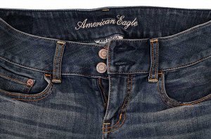 Джинсовые шорты с подворотом от дизайнеров American Eagle. Любимый фасон ЭМИЛИИ КЛАРК!  №206