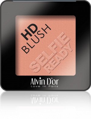 ALVIN D'OR B-2 Румяна для лица пудровые HD BLUSH Selfie Ready 6гр. (тон 05 - бежевый)