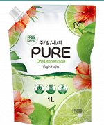 Средство PURE VIRGIN MOJITO для мытья посуды «Мохито» (концентрированное) 1 л МУ / 10