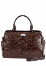 Модель №303.1 | кожзам | крокодил | коричневый | Р714-12 | 21290