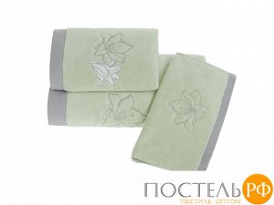 1010G10100130 Soft cotton лицевое полотенце LILIUM 50х100 светло-зеленый