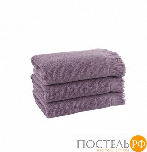 1010G10082123 Soft cotton лицевое полотенце FRINGE 50х100 фиолетовый