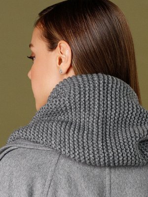 Хомут Объемный мягкий шарф-снуд в два оборота "Джун", выполнен из пушистой меланжевой пряжи. Его возможно носить как на шее, так и на голове. Длина 63 см. Ширина: 36см.  Состав: шерсть 50%, акрил 50%