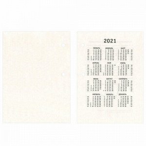 Календарь настольный перекидной 2021 год, 160 л., блок газетный 1 краска, STAFF, "ПРИРОДА", 111881