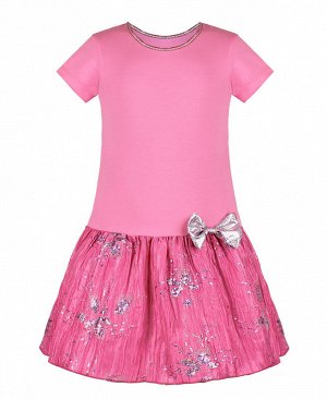 Розовое платье для девочки 81014-ДН18