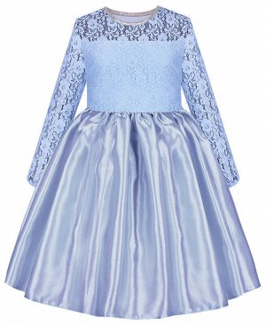 Нарядное голубое платье для девочки 84176-ДН20