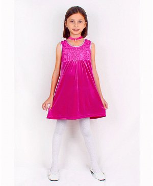 Пурпурное платье для девочки 82962-ДН18