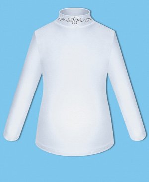 Школьная белая блузка для девочки 7448-ДШ18