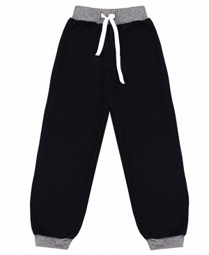 Чёрные спортивные брюки для мальчика 8242-МС17