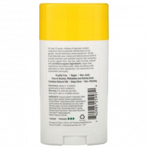 21st Century, Herbal Clear Naturally, натуральный дезодорант, активный спорт, 2,65 унции (75 г)