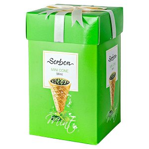 конфеты SORBON MINI CONE Mint 200 г (небольшое замятие)