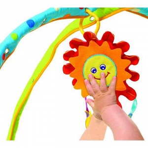 Коврик развивающий «Солнечный денёк», дуги, 5 игрушек